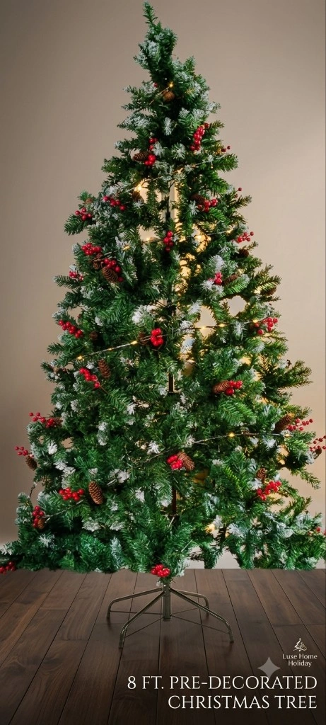 8 Ft Frosted Christmas Tree