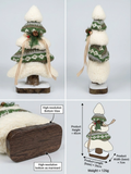 Luxury Nordic Knit Christmas Tree Decoration