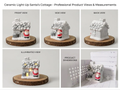 Ceramic Light-Up Santa’s Cottage